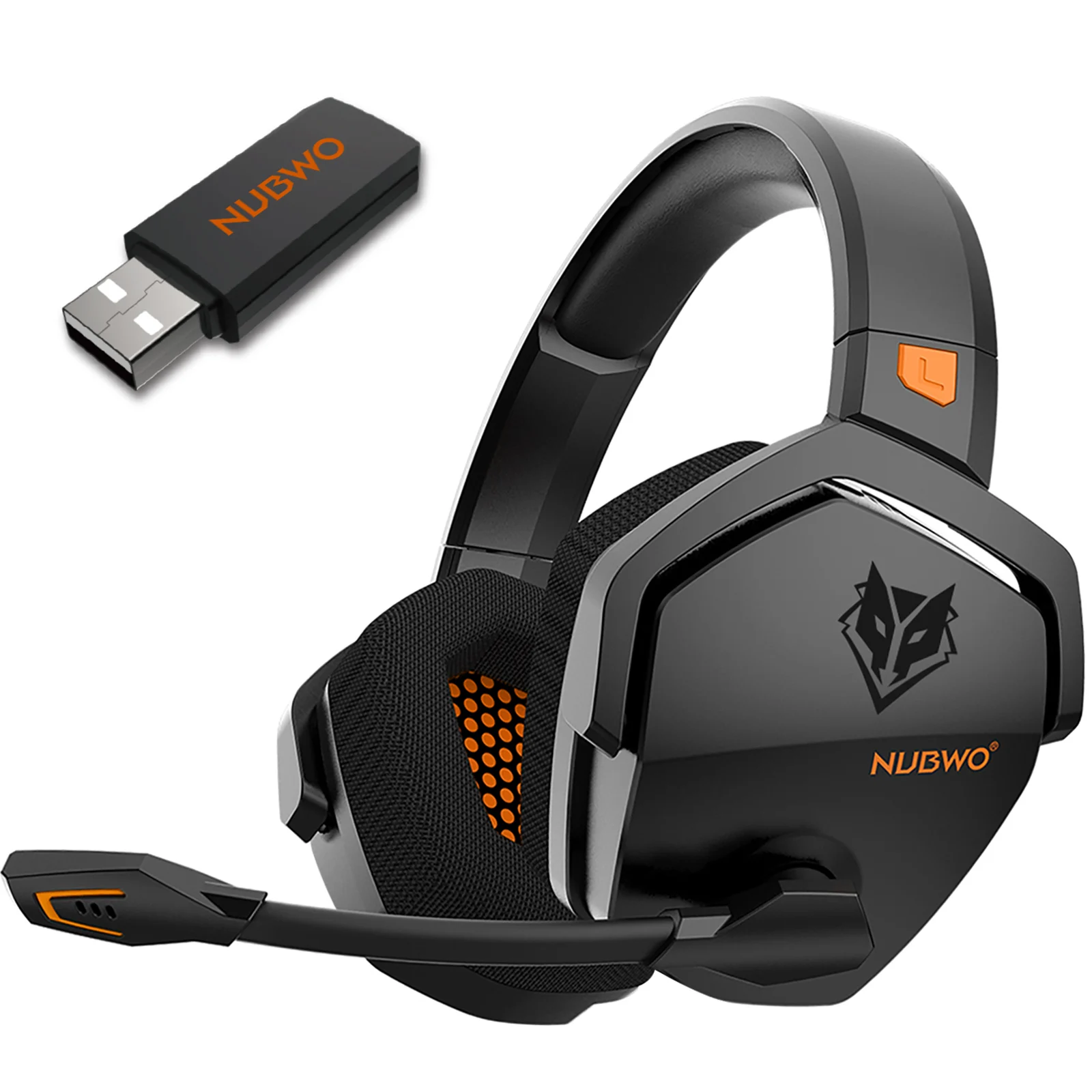 Беспроводная игровая гарнитура NUBWO G06 2 4G для PS5 PS4 ПК ноутбука проводные