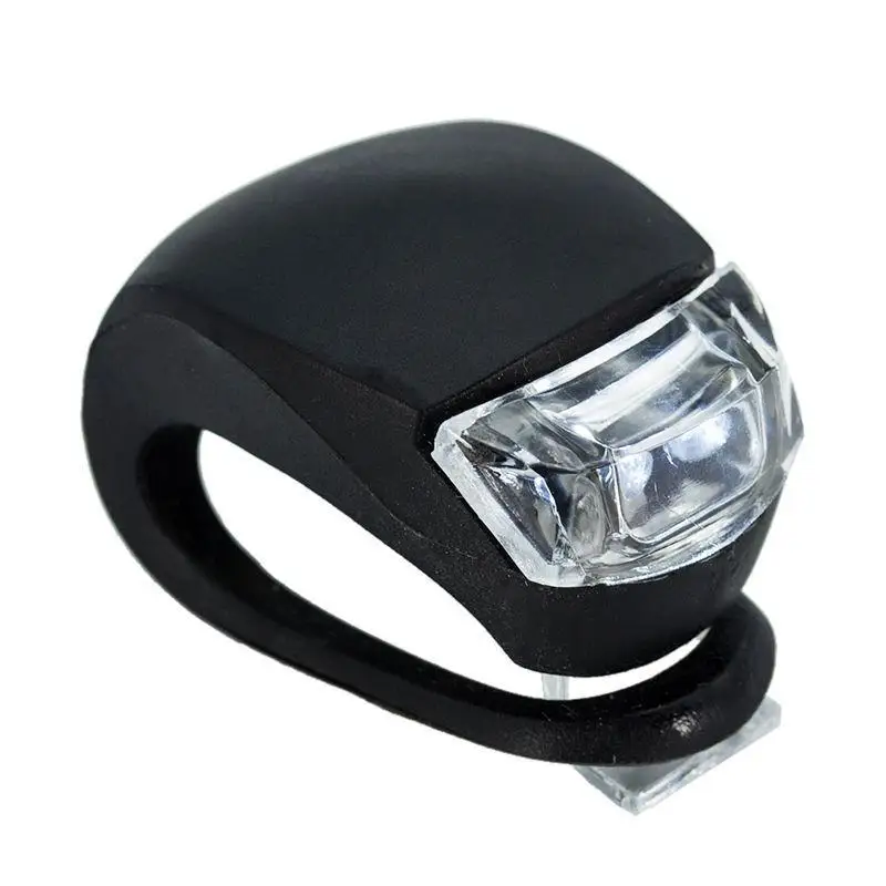 

2X Silicone Bike Bicycle Cycling Head Front Rear Wheel LED Flash Light Lamp Rear Wheel Light Bike Wheel Light