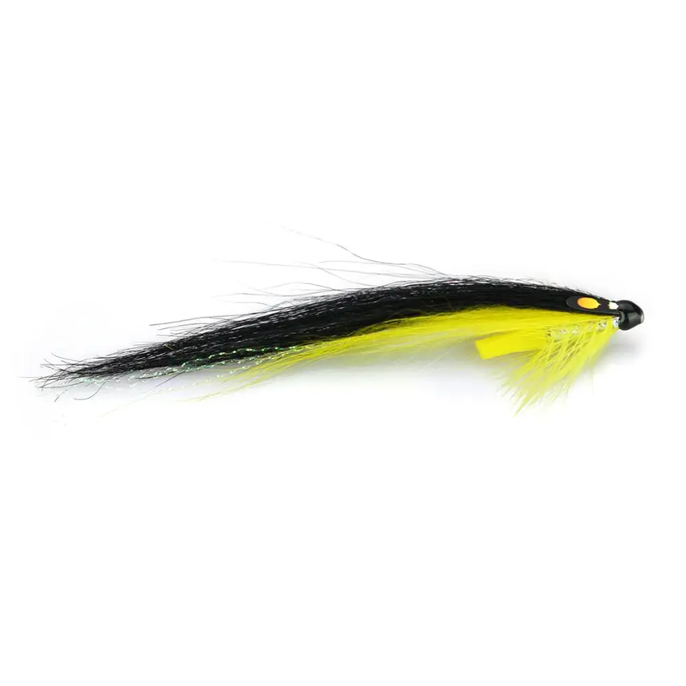 

Posh Sunray Yellow Salmon Fly Sea Trout Flies Plastic Tubes (8-pack)