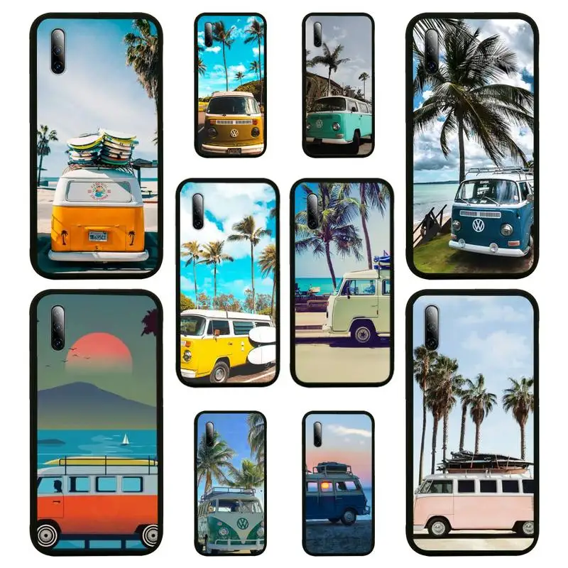 

Combi Van Surf Phone Case For Huawei P10 20 30 40 lit 2017 pro SMART 2019 nax fundas cover
