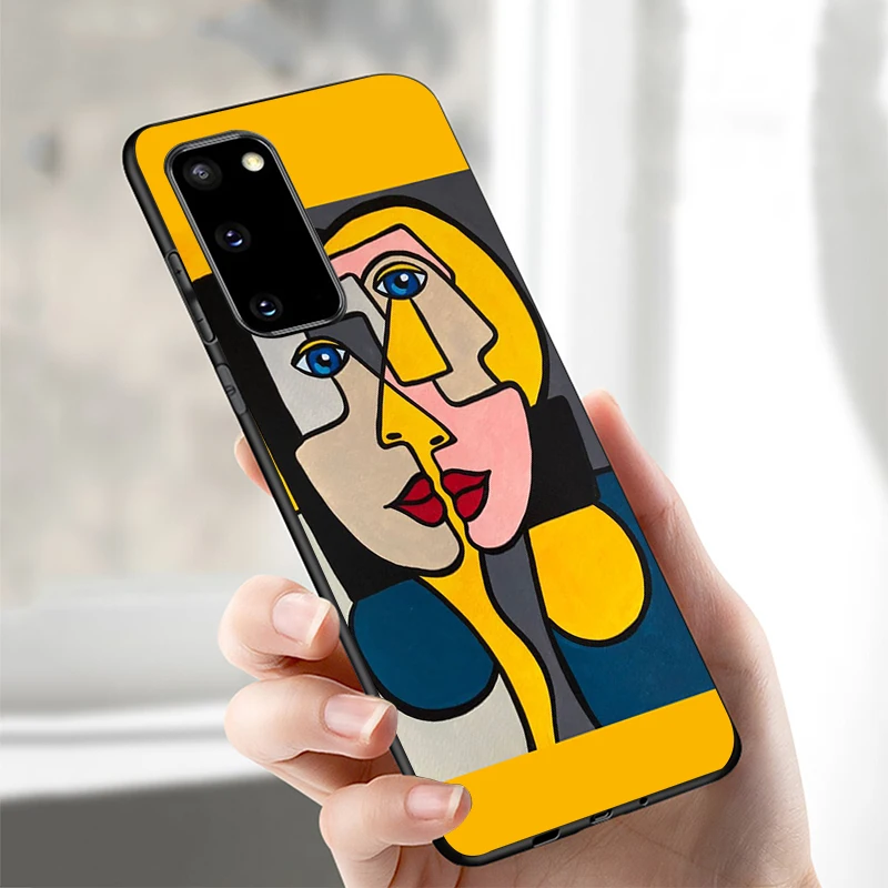 Graffiti black Soft phone Case For Samsung S20 S10 S9 S8 S7 edge Plus Lite Note 8 9 10 A6 A7 A8 A9 2018 Cover | Мобильные телефоны