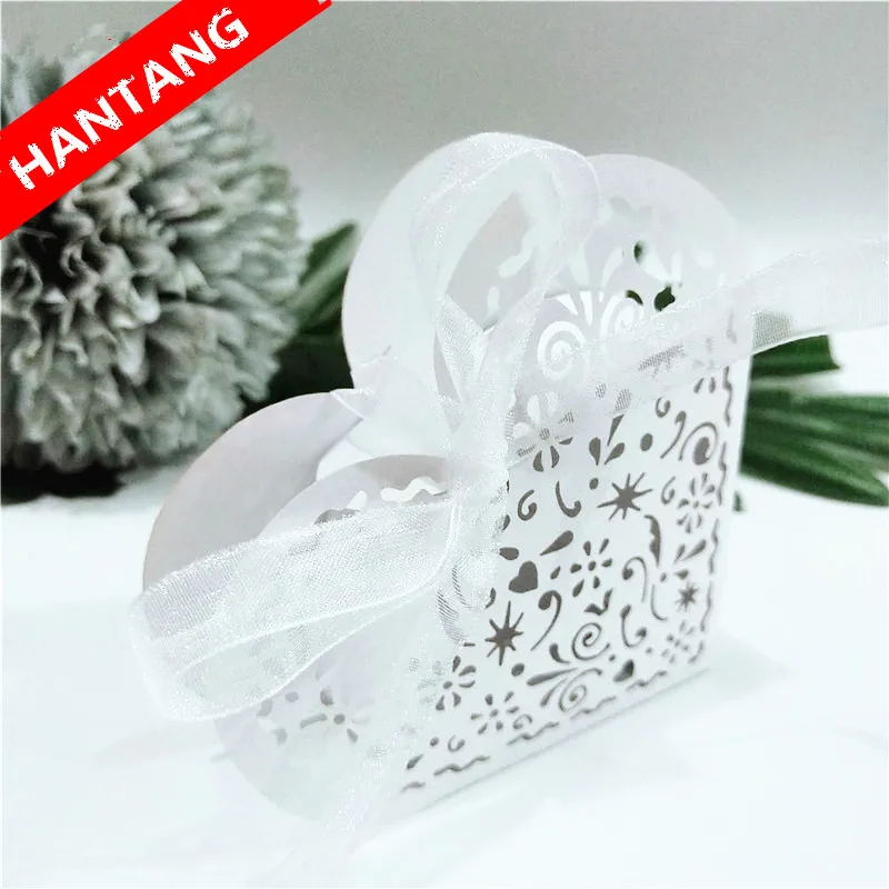 10 Pcs Heart-shaped Openwork Pattern Favor Gift Box Birthday Party Decoration Event Supplies Candy 5Z | Дом и сад