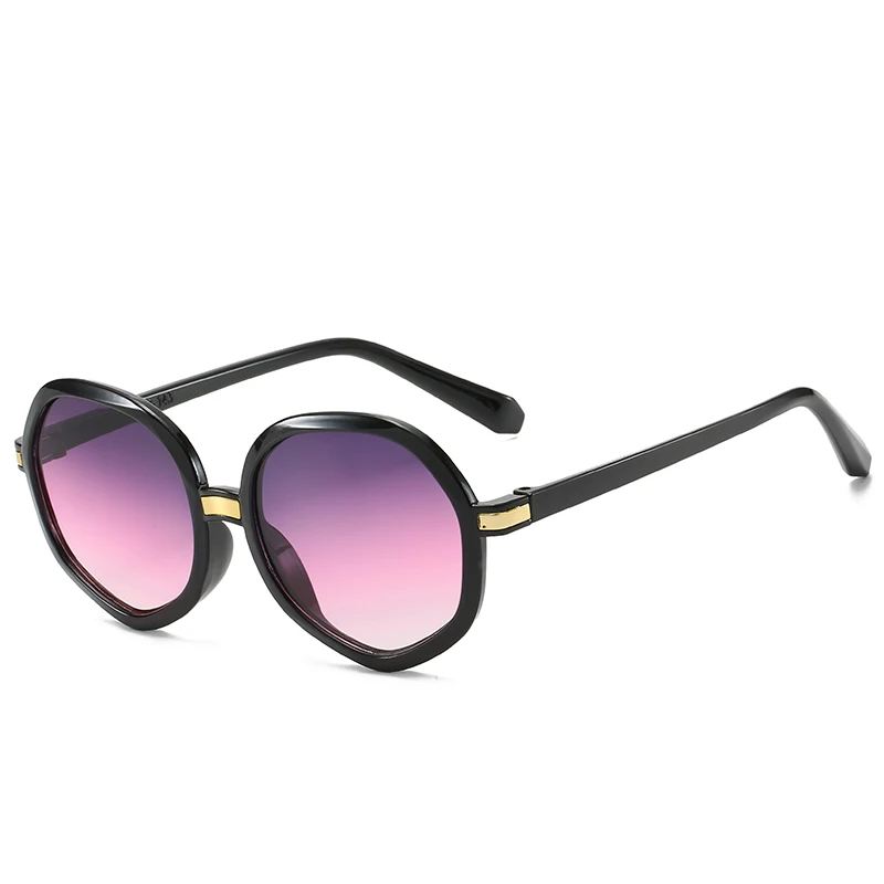 Новинка 2020 солнцезащитные очки в круглой оправе многоугольные женские модные