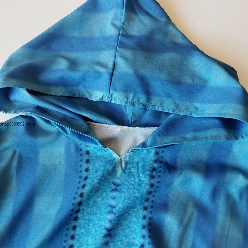 Traditional Striped Men's Long Sleeve Hooded Robe Muslim Oversized Long Shirt Mens Casual Shirts Plus Size Male Clothes 2022