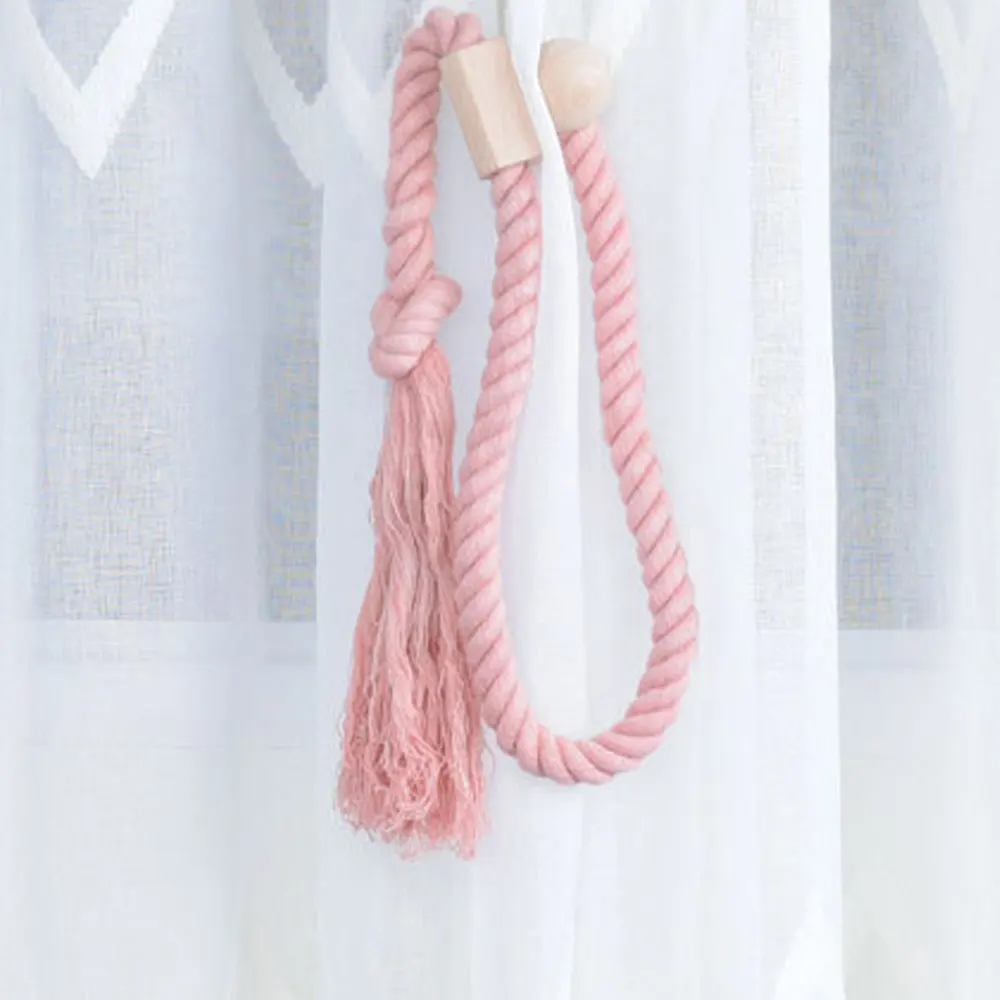 Занавес ремни бахромой магнитные пряжки для штор Творческий галстук веревка
