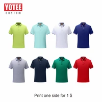 yotee 2020 casual business high quality short sleeve custom polo shirt cotton men and women custom shirt polo slim fit