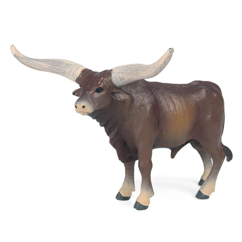 

Моделирование буйвол бык, Мул Рисунок модель животного на ферме миниатюрный декор сада аксессуары для детей Обучающие игрушки подарки