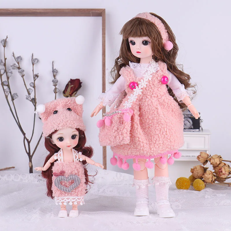 1/6 12-дюймовый BJD кукла +6 дюймов носить одежду и обувь родительский детский костюм