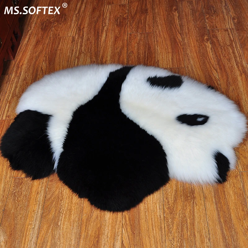MS.Softex Искусственная овчина плюшевые меховые подушки для сиденья Мультяшные