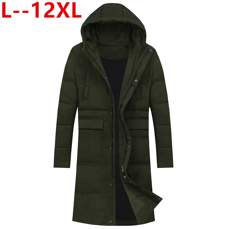 12XL 10XL 8XL 6XL 5X Men X-Long Parkas hombre invierno Winter Jacket Causal Cotton Padded Coats Thick jacket warm | Мужская одежда