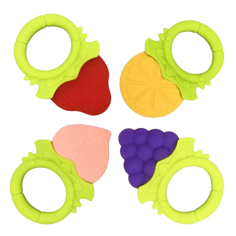

1pcs Comfortable Teether Banana Safety BPA Free Food Grade Silicone Fruit Babies Infant Kids Toothbrush Toys Baby Chewing