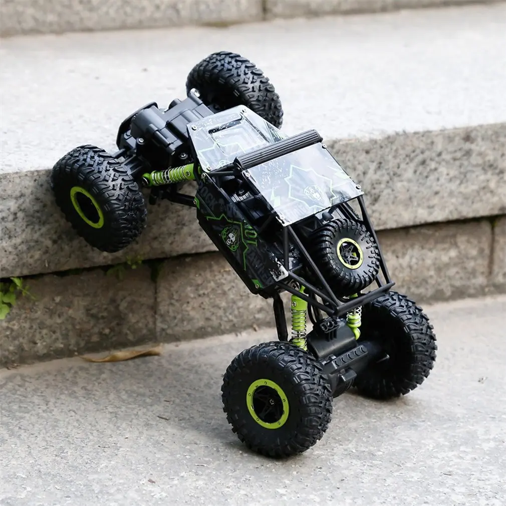 2 4 GHz RC автомобиль 4WD Рок Гусеничный ралли скалолазание 4x4 двойные двигатели Bigfoot