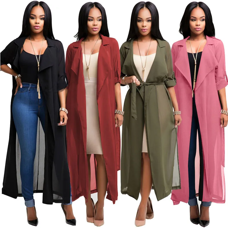 

New Fashion Women Blouses Long Sleeve Top Long Shirts Summer Casual Clothes Blouse Casual Cardigan Outwear
