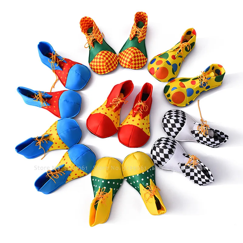 Клоун косплей вечеривечерние представлений причудливые смешные туфли милые