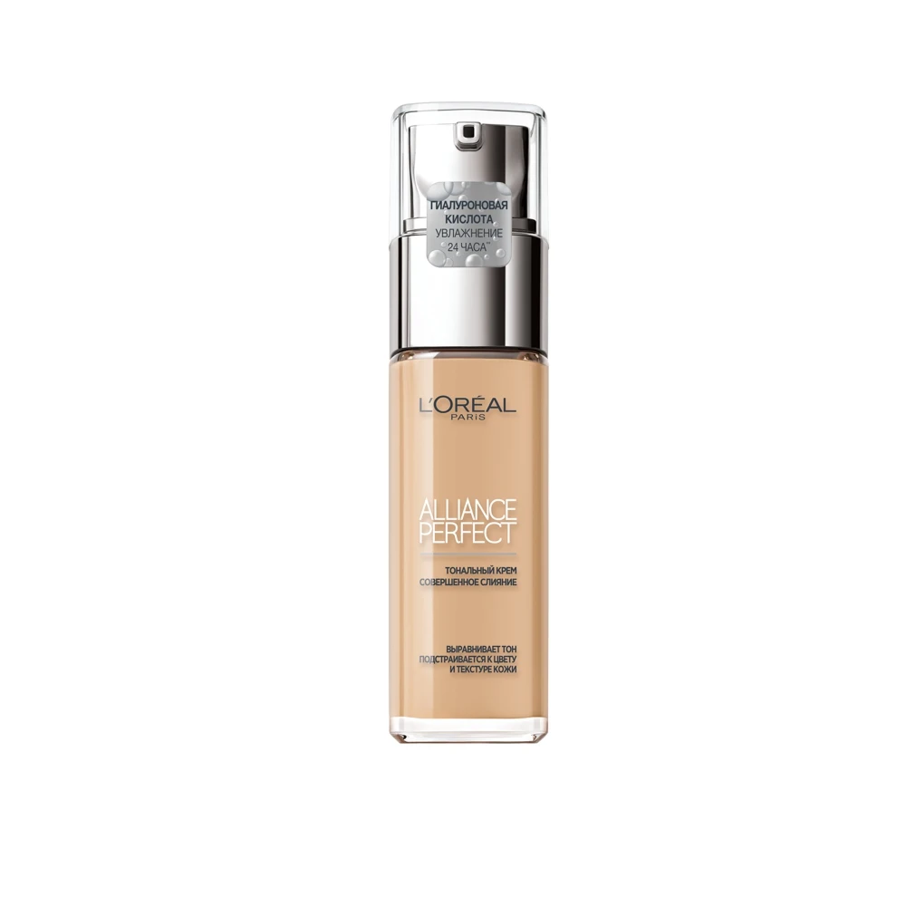 Фото L'OREAL PARIS ТОНАЛЬНЫЙ КРЕМ «ALLIANCE PERFECT СОВЕРШЕННОЕ СЛИЯНИЕ» ОБОГАЩЕННЫЙ ГИАЛУРОНОВОЙ КИСЛОТОЙ 30МЛ №4