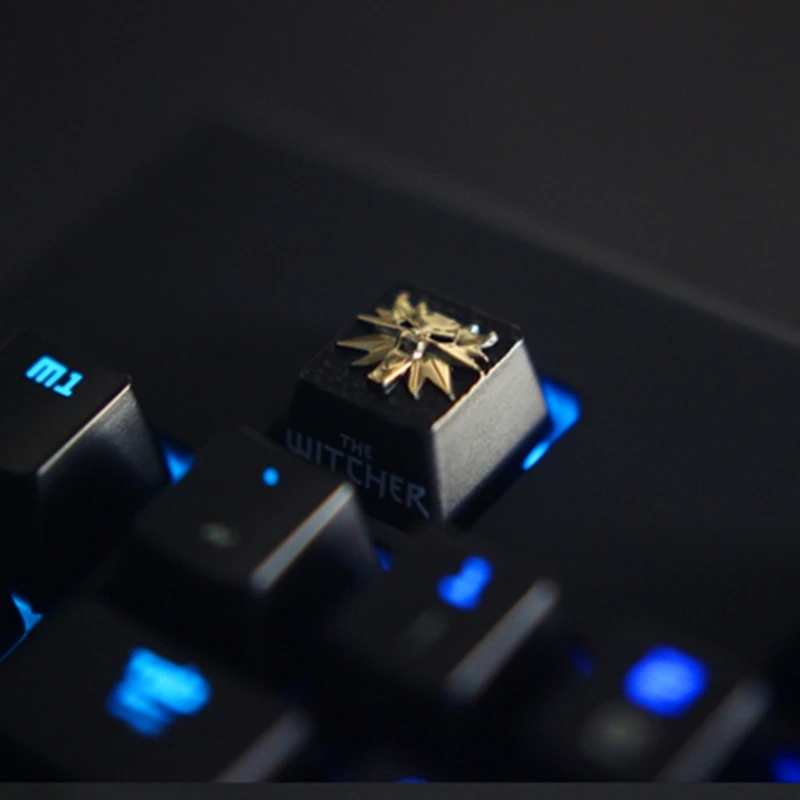 

Keycap 1 3D engraved keycap, a game in Steam, personalized embossed zinc aluminum alloy keycap for mechanical keyboard R4 height