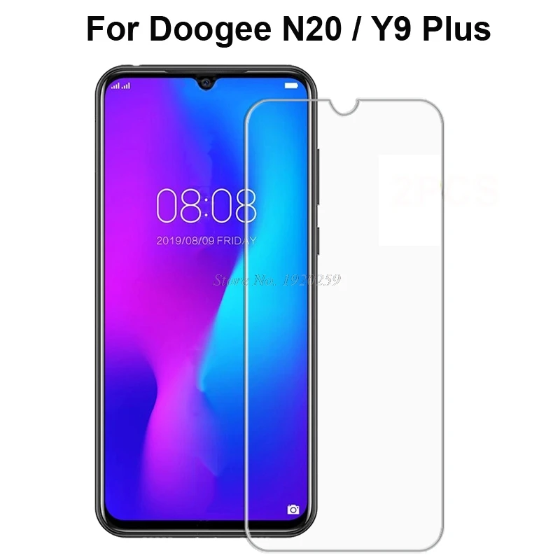 Высокопрозрачное взрывозащищенное Закаленное стекло Для Doogee N20 6," 0,3 мм 2.5D 9 H, защитный чехол для экрана телефона, Пленка Для Doogee Y9 Plus