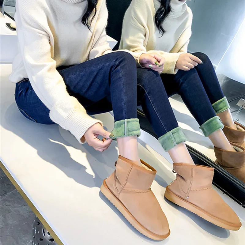 Женские зимние джинсы большого размера 2019 зеленые утепленные джинсовые брюки