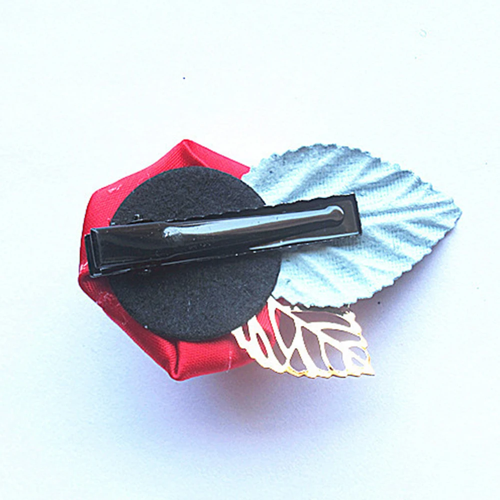 10 Цвета атласная мини лента роза цветок аксессуары для волос ручной работы