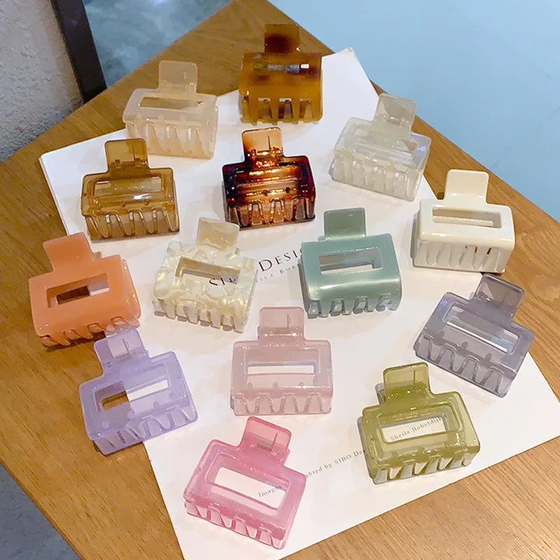 

Женская ацетатная заколка для волос, разноцветная металлическая ацетатная полая заколка для волос с леопардовым принтом, аксессуар для вол...