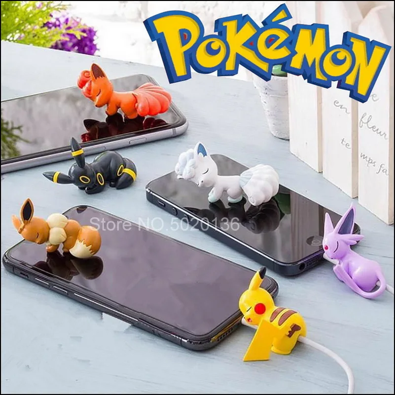 Защита для кабеля Pokemones Go USB кабель зарядки реквизит косплея чехол с изображением