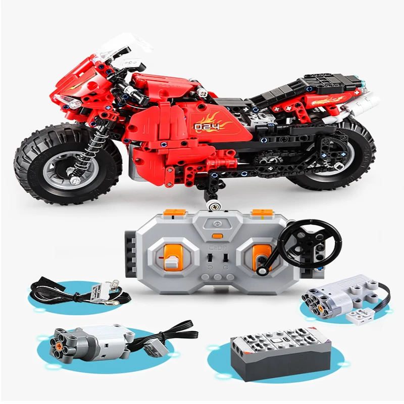 Интеллектуальная сборка строительных блоков машинная мотоцикл