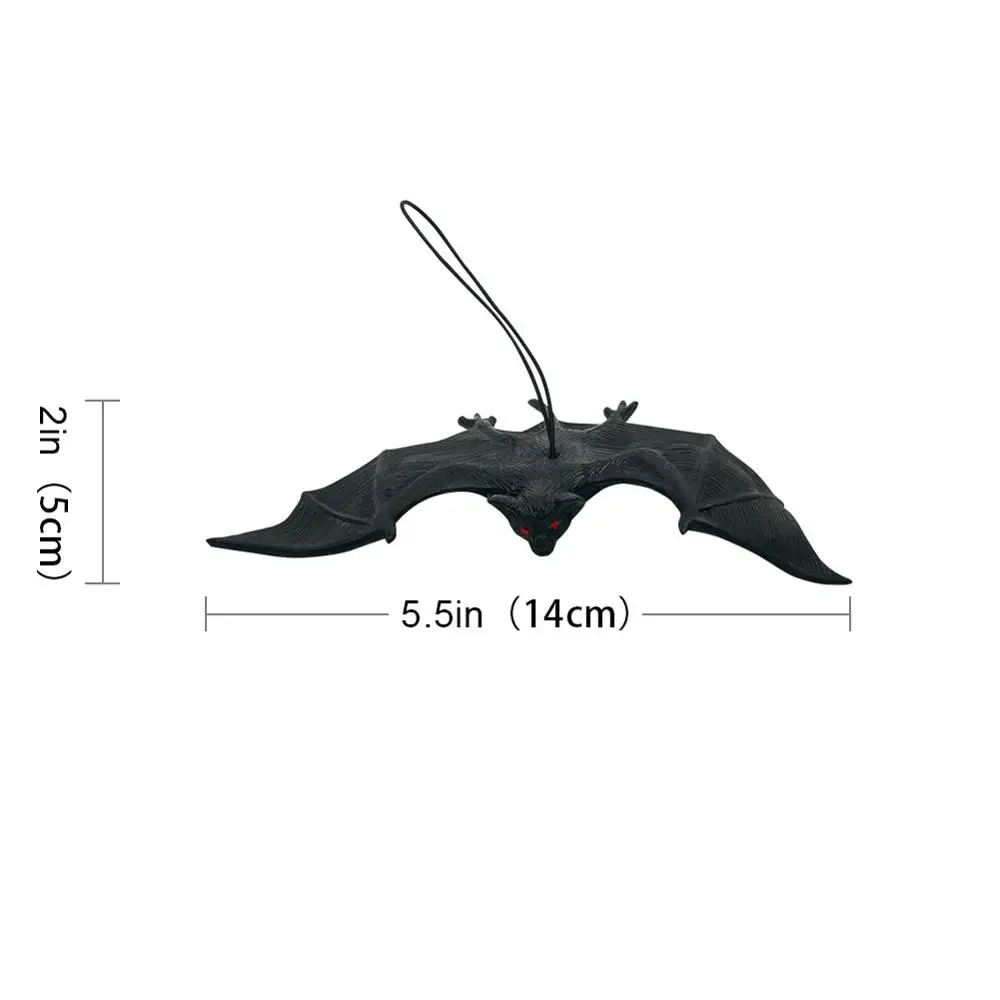 1Pcs Small Bat OurWarm дом с привидениями висячие привидения украшения-ужастики для хеллоуина реквизит жуткий скелет висящий Грим жнец домашняя Дверная панель Декор - Цвет: 1Pcs Small Bat