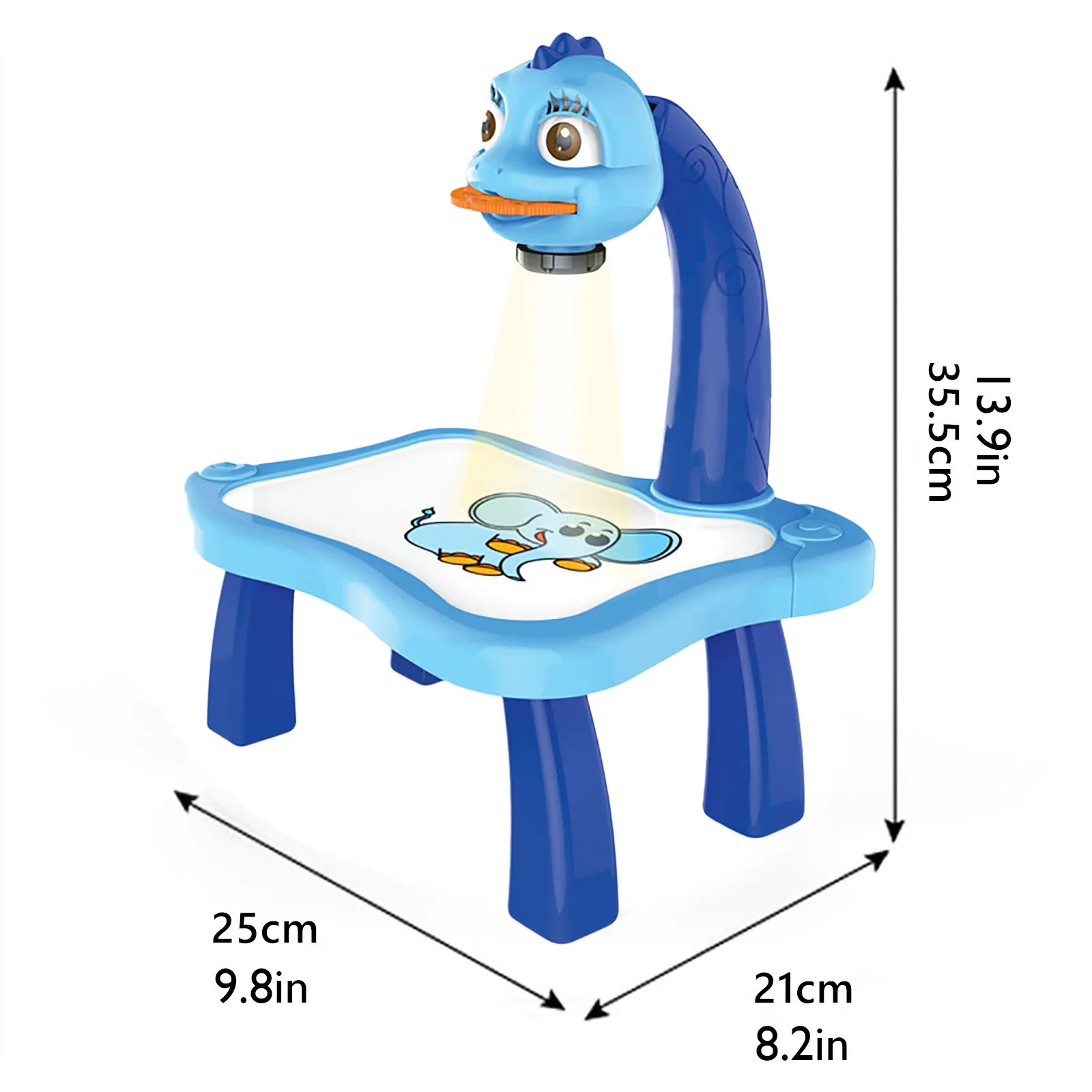 

Child Drawing Table Smart Projector Desk With Light & Music Learning Painting Machine Toy 5ML Educational Interactive Tool