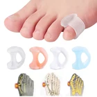 2 шт., силиконовые разделители для большого пальца ноги при вальгусной деформации