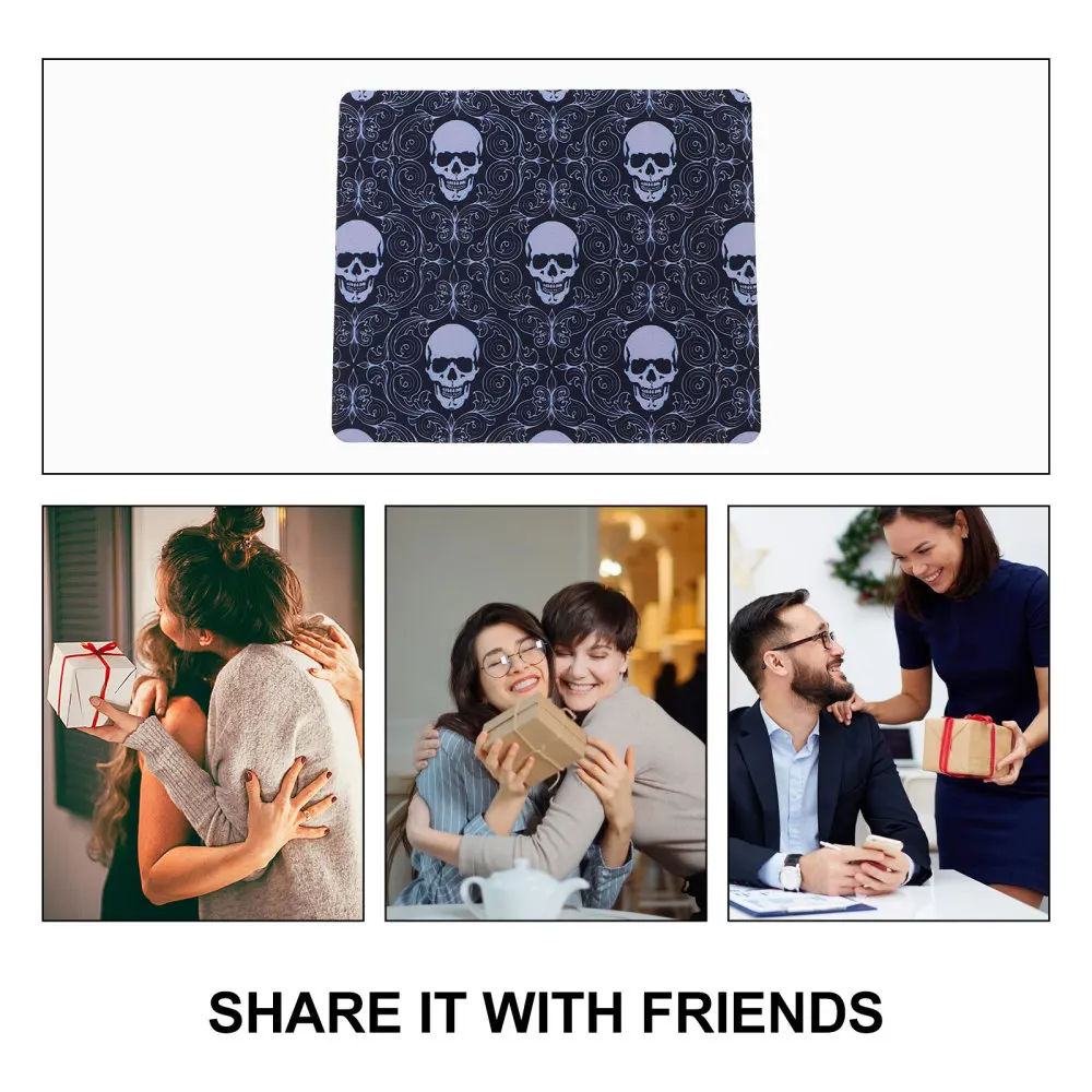 

2 Pcs Desktop Pad Anti-skid Mats Creative Office Computer Desk Pad