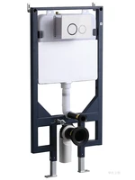 ultra thin hidden cistern international certified wall mounted wall hanging smart toilet short wall embedded water tank