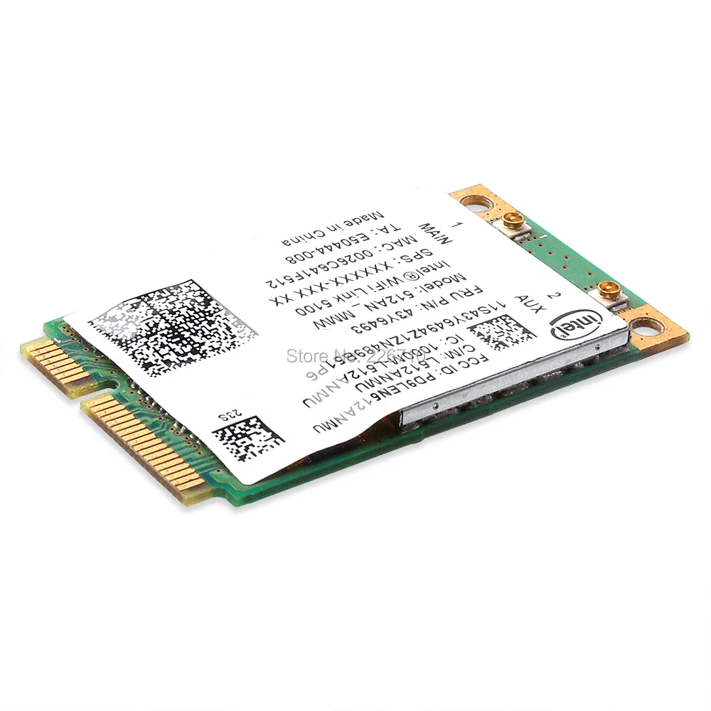 5100AGN 512AN_MMW Беспроводная 802.11N 300 Мбит/с PCI E Wi Fi LAN карта для Lenovo X200 T400 E43 E43A E43L G450L W500 R500