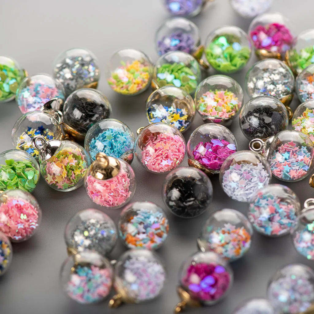 16 #10 шт сплав крючок полый стеклянный кулон не натуральный камень бусины