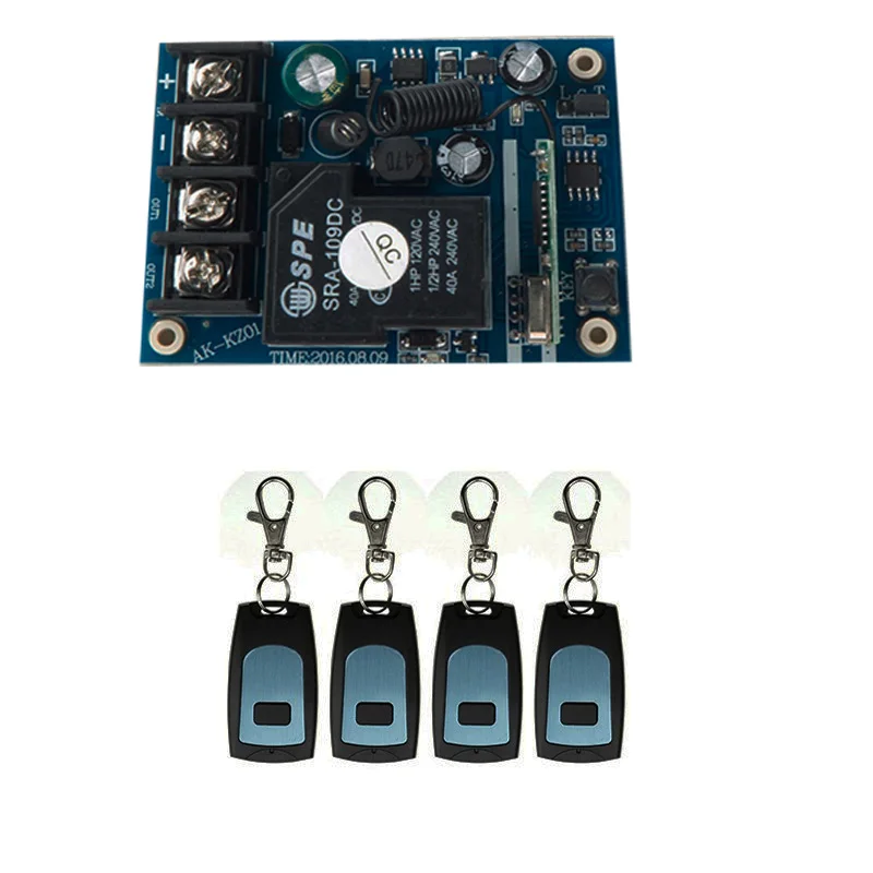 Дистанционный пульт DC12V 24V 36V 48V 1CH дистанционный светильник реле Выход радио