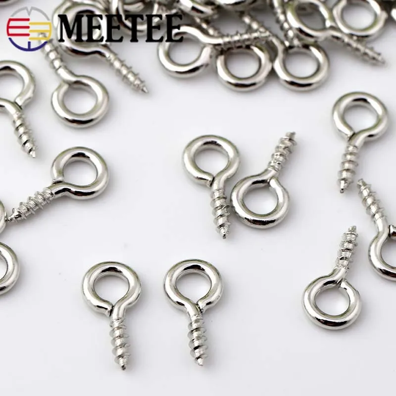 1900 шт. застежка крючок 4 мм 5 7 мини шпильки для глаз крючки винтовые резьбовые