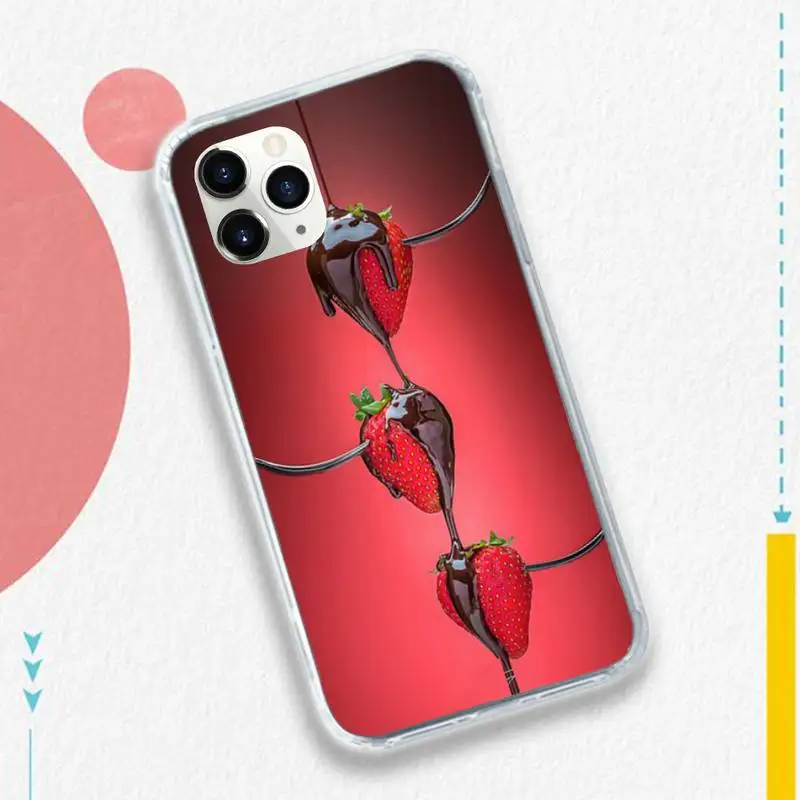 

Dancing fruit strawberry Phone Case for iPhone 11 12 pro XS MAX 8 7 6 6S Plus X 5S SE 2020 XR