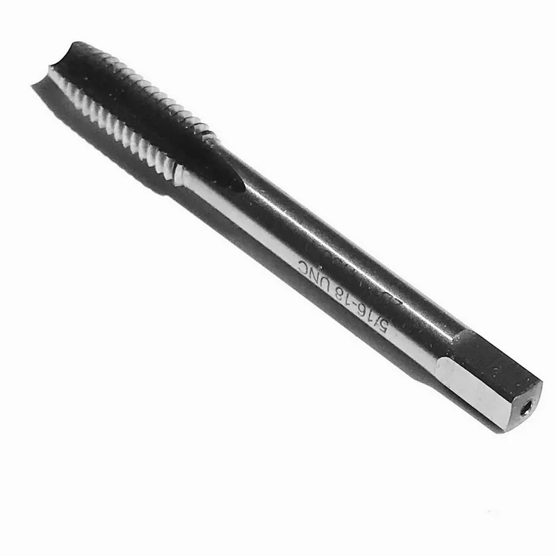 Бесплатная доставка, 1 шт., HSS6542, стандартный Метчик BSW 5/16 дюйма-18TPI из быстрорежущей стали, железа, алюминиевых деталей