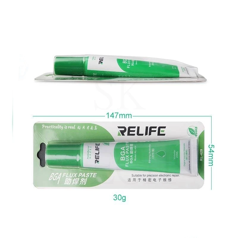 2 pcs 20 мл Relife RL-429 телефон BGA паяльный шланг флюс паста импортное сырье для лучшего обслуживания пайки - Цвет: 2 pcs