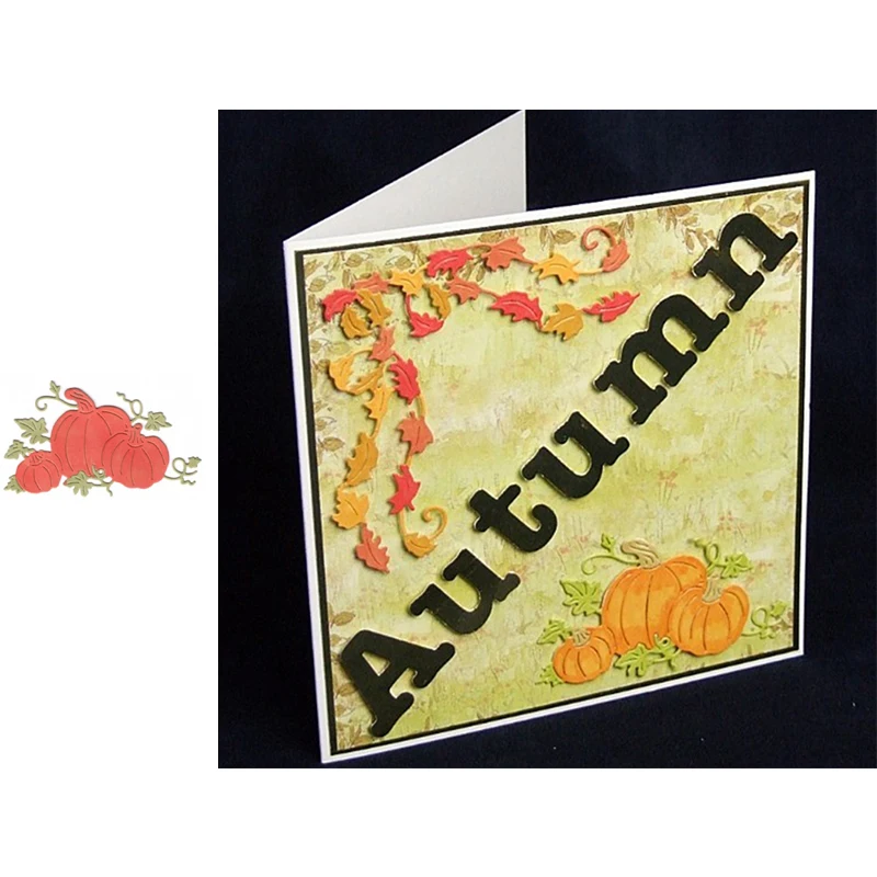 Тыквы хэллоуин шаблон металла резки Скрапбукинг альбом ручной работы тиснение DIY