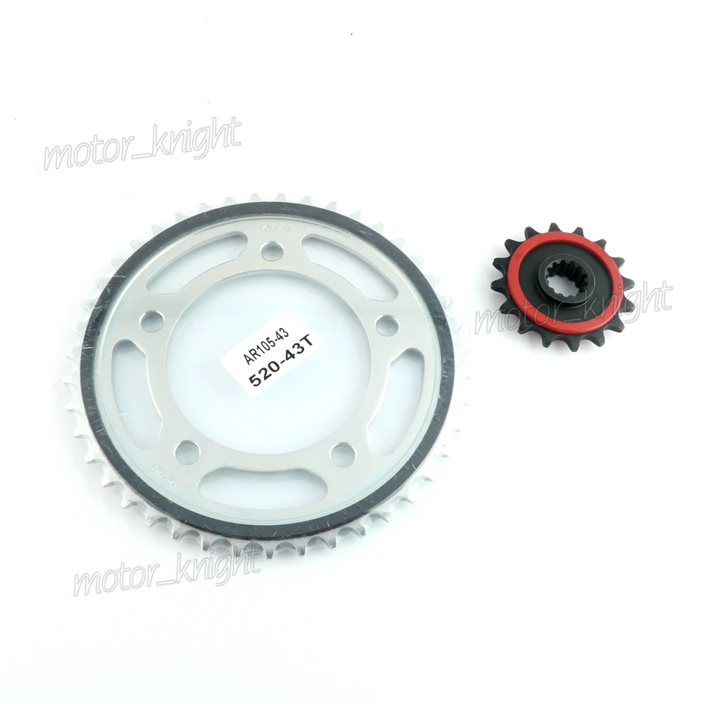 

Звездочка мотоцикла Подходит для HONDA NC700 2014-2015, Передняя Задняя звездочка, Высококачественная закаленная шестерня