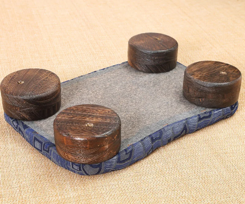 Японский Стиль деревянный низкий табурет с Мягкой Губчатой прокладкой