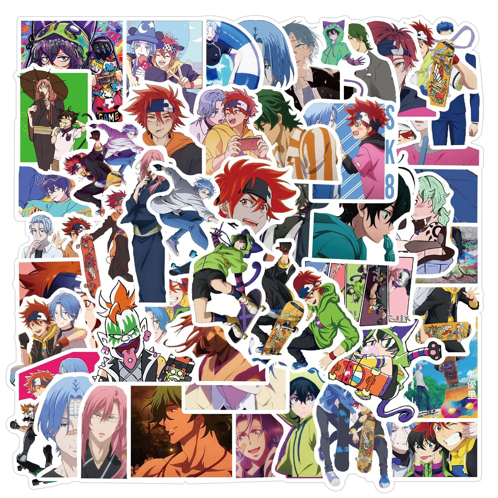 

10/30/50PCS New Anime Unlimited Skateboard Graffiti Stickers Decorative Luggage Motorcycle Notebook Waterproof Stickers
