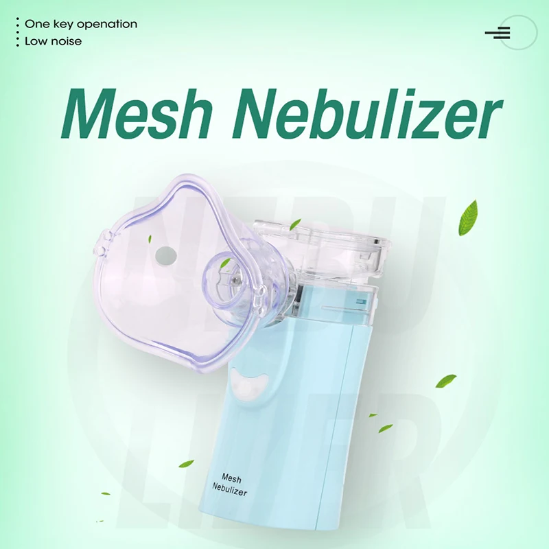 

Portable Ultrasonic Nebulizer Handheld Steaming Portable Mesh Humidifier Inhalers Respirator for Adult Children