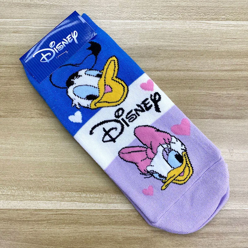 Disney Новые Носки Замороженные Aisha Микки хлопковые носки ярких цветов с вышивкой