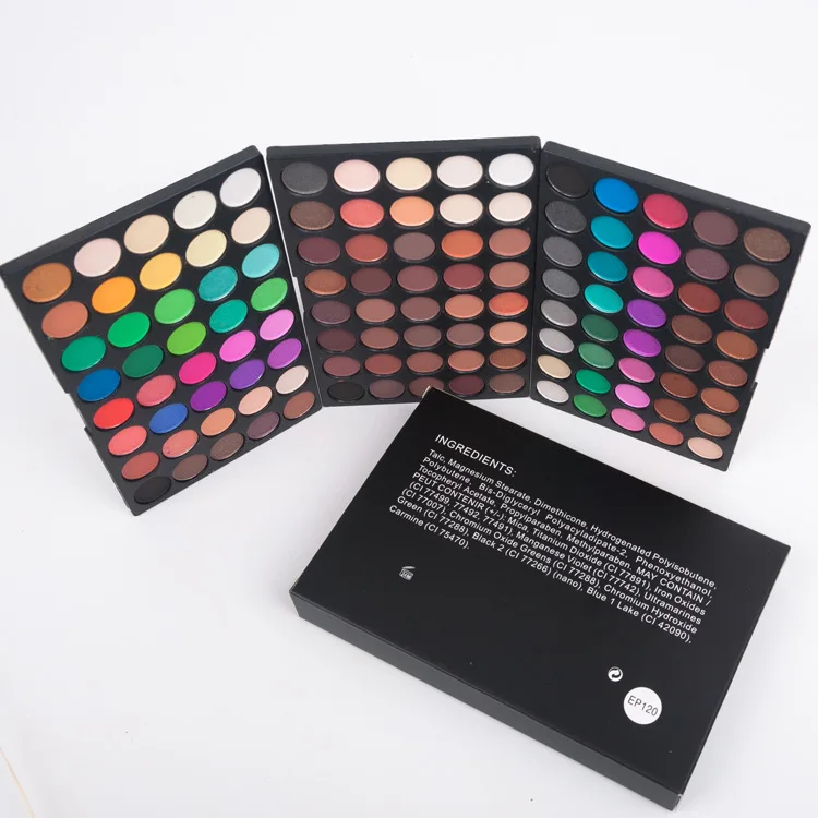 Набор для макияжа профессиональная палитра теней 120 цветов блеск губ пудра
