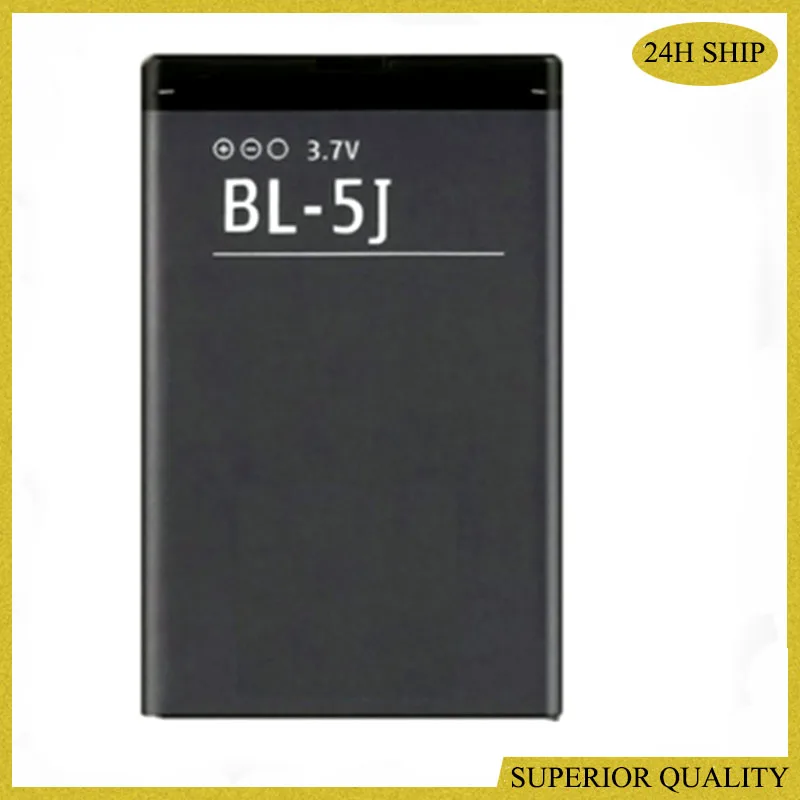 

10PCS BL-5J Battery for Nokia 5230 5800 5233 3020 XpressMusic BL5J BL 5J N900 C3 Lumia 525 530 520 5900 1320mAh New