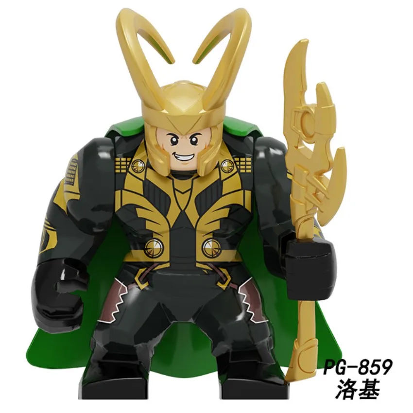 Большие фигурки из конструктора Disney Decool танос анти-Веном райот карнидж Зеленый