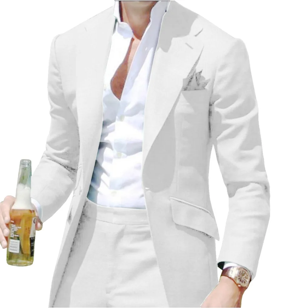 

Peak Causal Slim Fit Notched Label Green Mens suit Blazer Formal Business For Wedding Groom Causal /Only Jacket