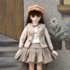 Кукла шарнирная 13, большая, 60 см, с париком полный комплект одежды, с макияжем