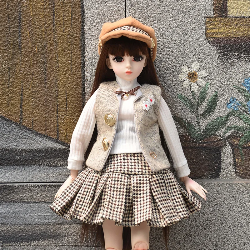 BJD кукла 1/3 60 см большой SD куклы модная одежда для девочек игрушки ручной работы с полный комплект одежды